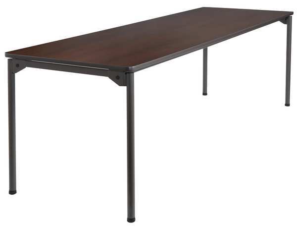Rectangle Maxx LegroomÃ¢âÂ¢ Wood Folding Table, Walnut - 30