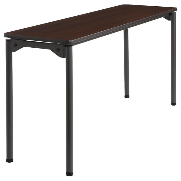 Rectangle Maxx LegroomÃ¢âÂ¢ Wood Folding Table, Walnut - 18