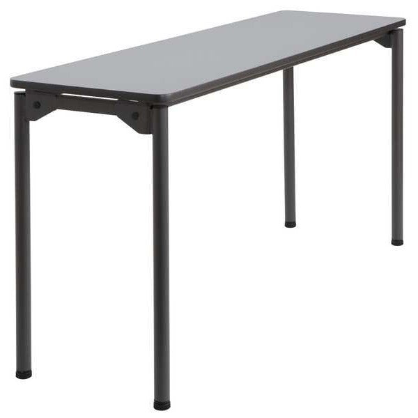 Rectangle Maxx LegroomÃ¢âÂ¢ Wood Folding Table, Gray - 18