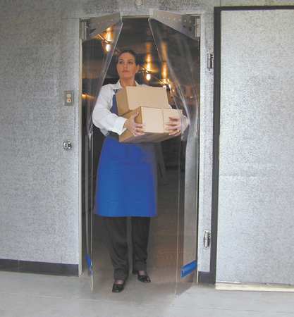 Flexible Swinging Door, 8 x 5 ft, Clear
