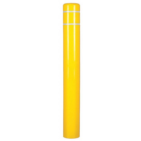 Post Sleeve, 8 In Dia., 72 In H, Yellow