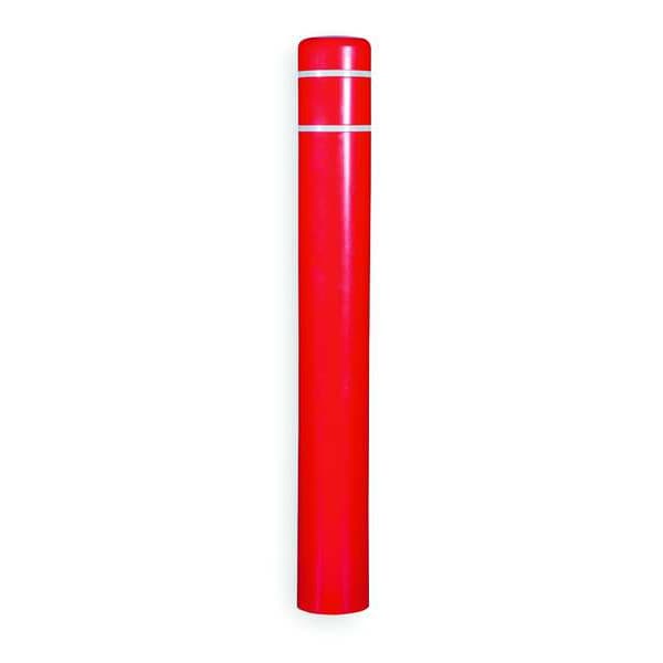 Post Sleeve, 4-1/2 In Dia., 52 In H, Red