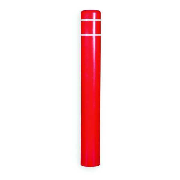 Post Sleeve, 7 In Dia., 60 In H, Red