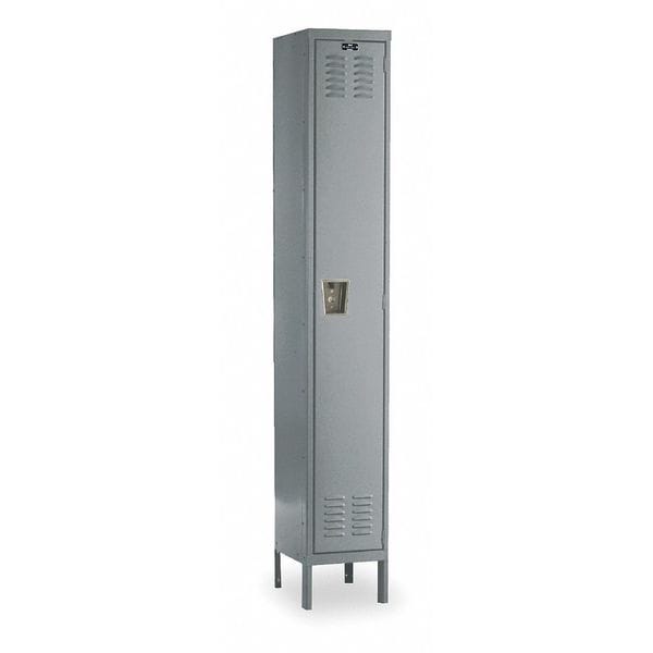 Wardrobe Locker, 12 in W, 18 in D, 78 in H, (1) Tier, (1) Wide, Dark Gray
