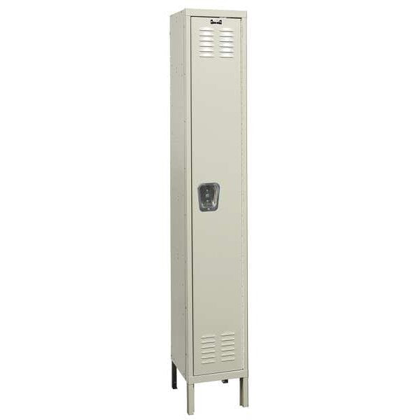 Wardrobe Locker, 12 in W, 12 in D, 78 in H, (1) Tier, (1) Wide, Tan