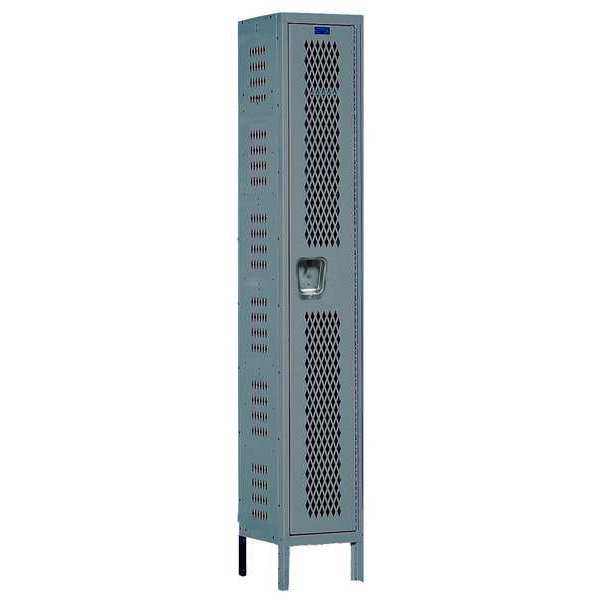 Wardrobe Locker, 18 in W, 21 in D, 78 in H, (1) Tier, (1) Wide, Dark Gray