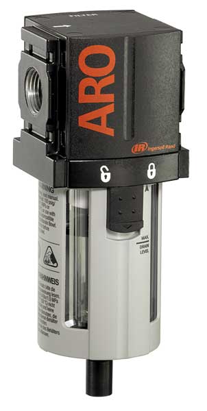 Pneumatic Oil Filter, 1/4 In. NPT, 49 cfm