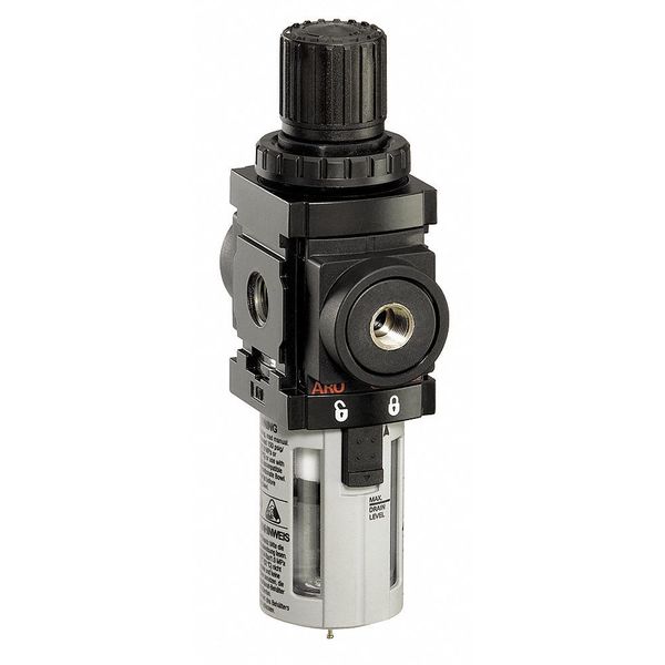 Filter/Regulator, 8.15 In. H, 3.28 In. W