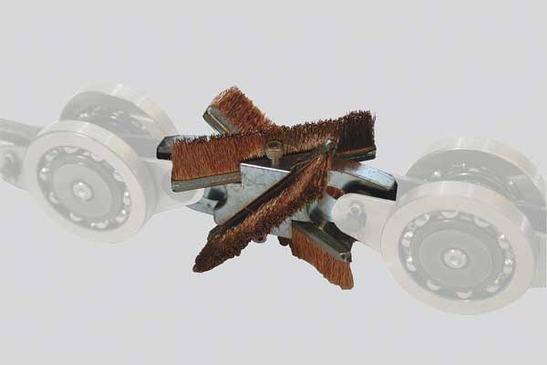 Track Cleaner Brush Assembly