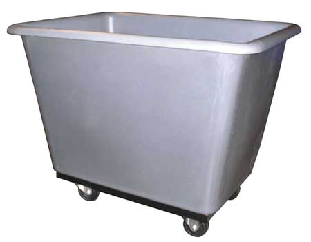 Cube Truck, MDPE, Gray, 8.7 cu. ft.