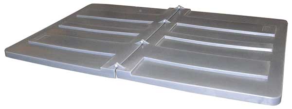 Tilt Truck Lid, Gray, Fits 3 cu. yd.