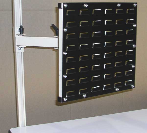 Articulating Bin Arm, 18Wx10Dx17 H, Beige