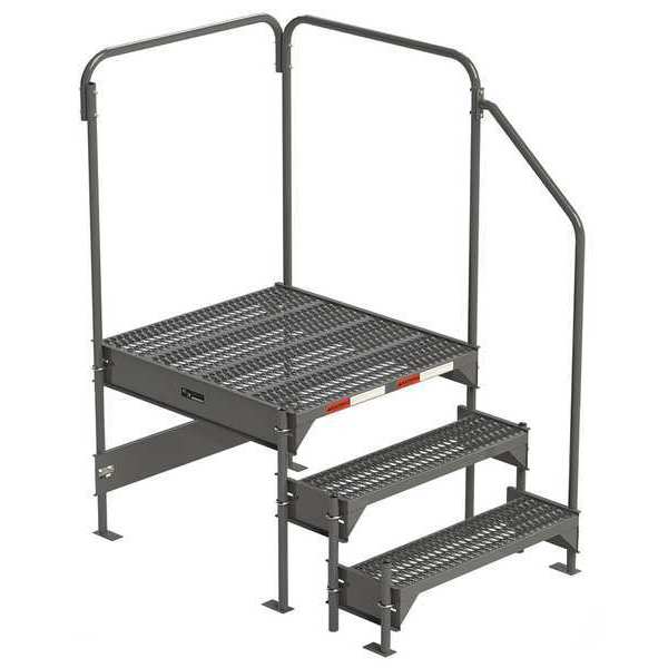 Custom Work Platform, 3 Steps, Modular, 35