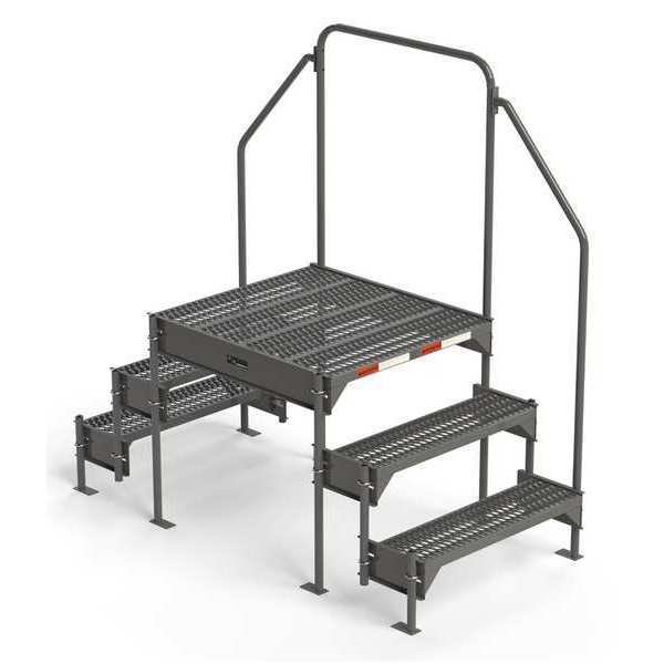 Custom Work Platform, 3 Steps, Modular, 35