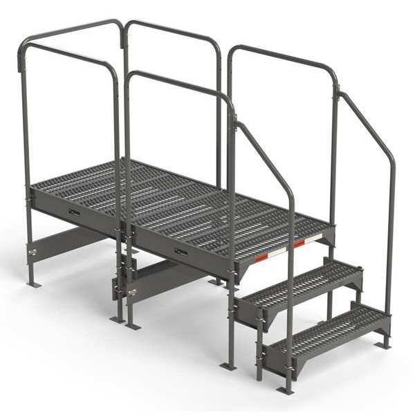 Custom Work Platform, 3 Steps, Modular, 35