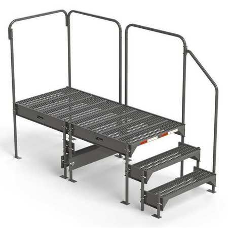 Custom Work Platform, 3 Steps, Modular, 35