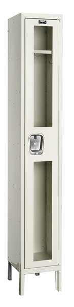 Wardrobe Locker, 12 in W, 12 in D, 78 in H, (1) Tier, (1) Wide, Tan