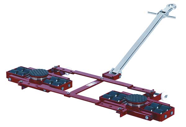 Tandem Machine Dolly, 26,400 lb., Steel