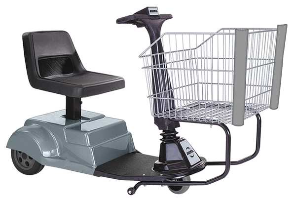Smart Shopper Handicap Cart, Silver