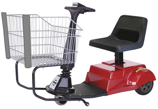 Smart Shopper Handicap Cart, Red