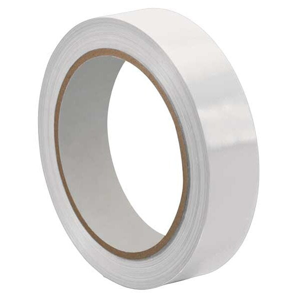 Bag Sealing Tape, UPVC, White, 3/8In x 72Yd