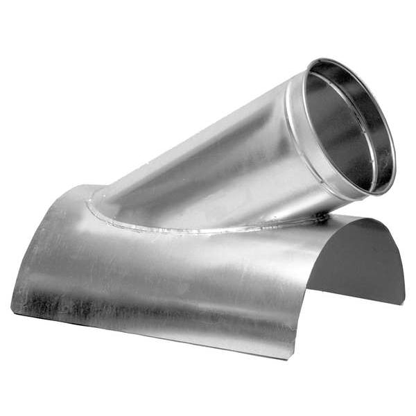 Round In-Cut, 14 in x 6 in Duct Dia, Galvanized Steel, 20 GA, 2