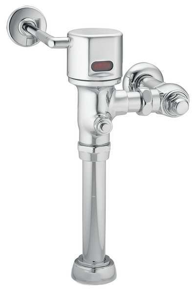 1.28 gpf, Toilet Automatic Flush Valve, Chrome, 1