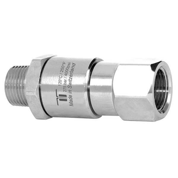 Rotary Union, DGV Swivel, NPTM xNPTF, 1/2In