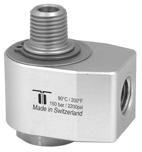 Rotary Union, WDG, NPTF x Male, 3/8 x 1/4In