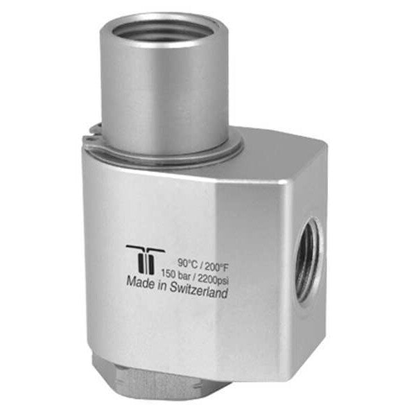 Rotary Union, WDG Swivel, NPTF, 3/8 x 1/2In