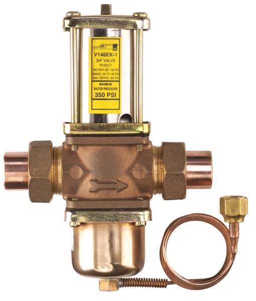 Water Regulating Valve, 2 Way, 3/4 In