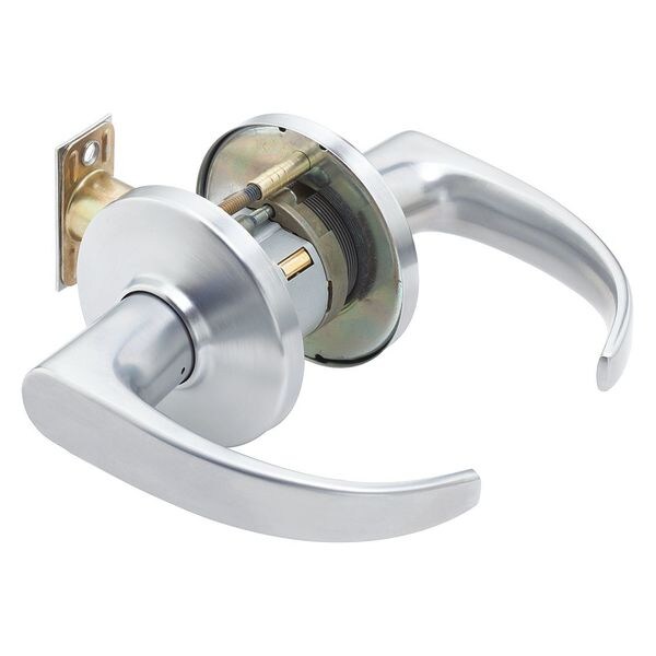 Door Lever Lockset, 2-3/4