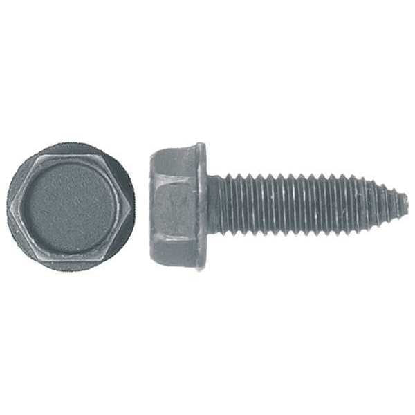 M8-1.25 Flange Bolt, Black Oxide Steel, 25 mm L, 25 PK