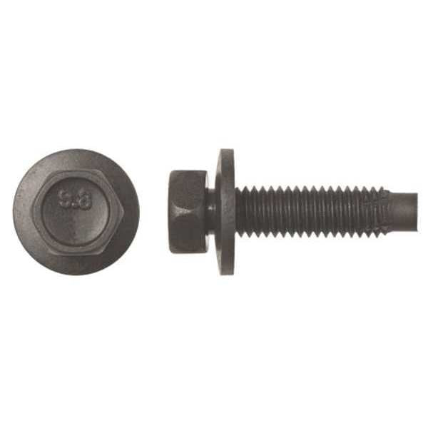 Class 9.8, Structural Bolt, Black Phosphate Steel, 20 mm L, 50 PK
