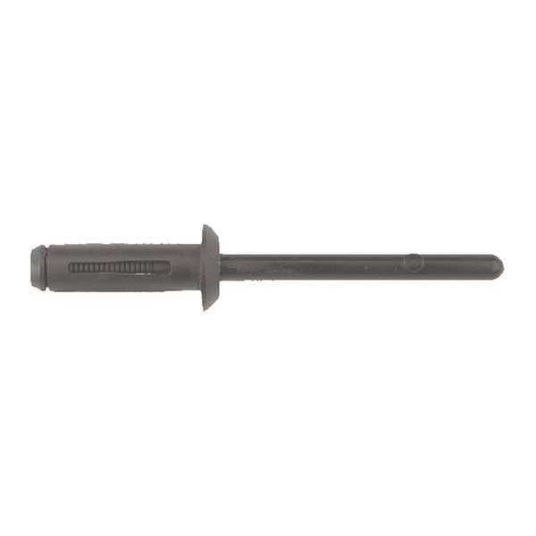 Blind Rivet, Dome Head, 3/16 in Dia., 3/4 in L, Nylon Body, 25 PK