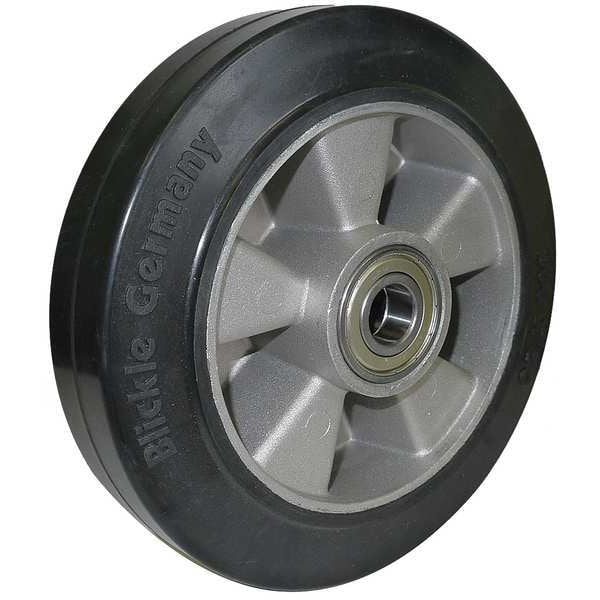 Caster Wheel, Rubber, 10 in., 1430 lb.