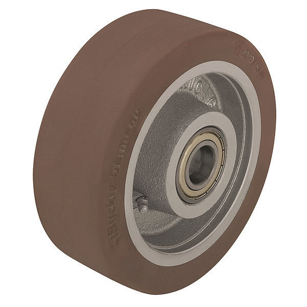 Caster Wheel, Polyurethane, 8 in., 2200 lb.