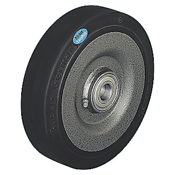 Caster Wheel, Rubber, 8 in., 1320 lb.