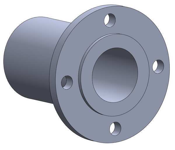 Pin Receptacle, Grip L 3/8 In, Pin 1/4 In