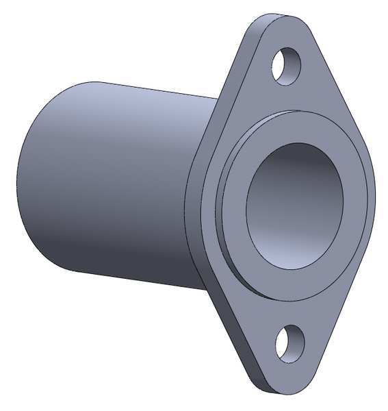 Pin Receptacle, Grip L 9/16 In, Pin 3/8 In