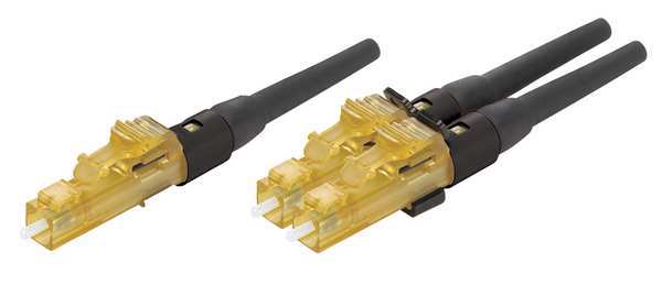 Opticam Connector, Simplex, LC, Black, OM2