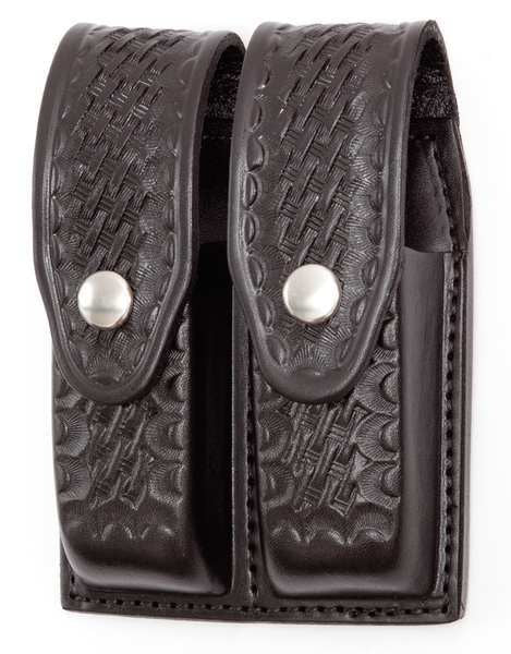 Double Magazine Case, Black Weave