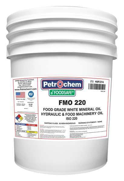 Mineral Gear Oil, Food Grade, 5 Gal.