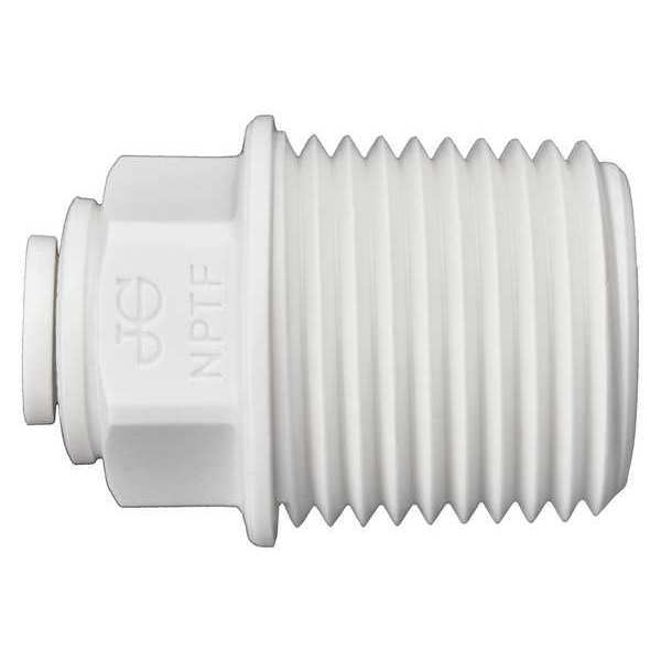 Polypropylene Male Connector, 1/4 in Tube Size