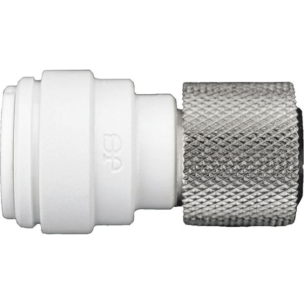 Polypropylene Female Connector, 3/8 in Tube Size