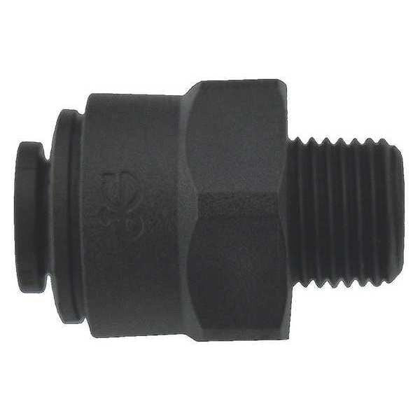 Polypropylene Male Connector, 1/4 in Tube Size