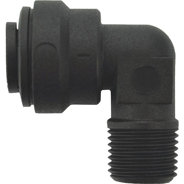 Polypropylene Fixed Elbow, 1/4 in Tube Size