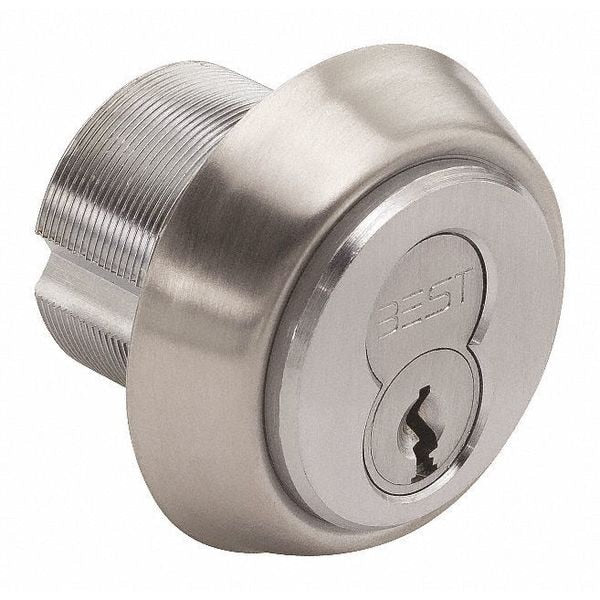 Mortise Cylinder, Satin Chrome Finish