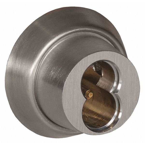 Mortise Cylinder, Satin Chrome Finish