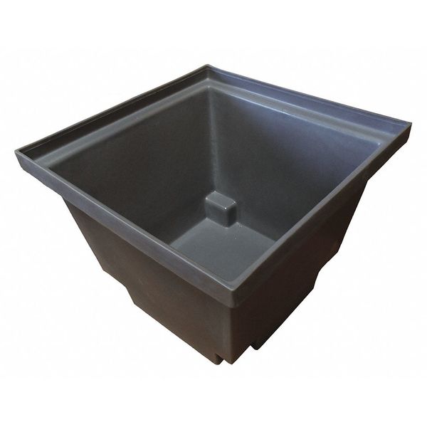 ProChemÂ® Containment Basin, Tank Containment Unit, 66 Gal, Black